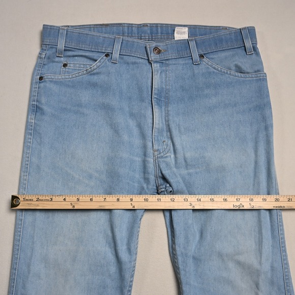 Vintage Levis Jeans Mens 36x29 1997 Made In USA Bootcut Western Grunge - Picture 7 of 14